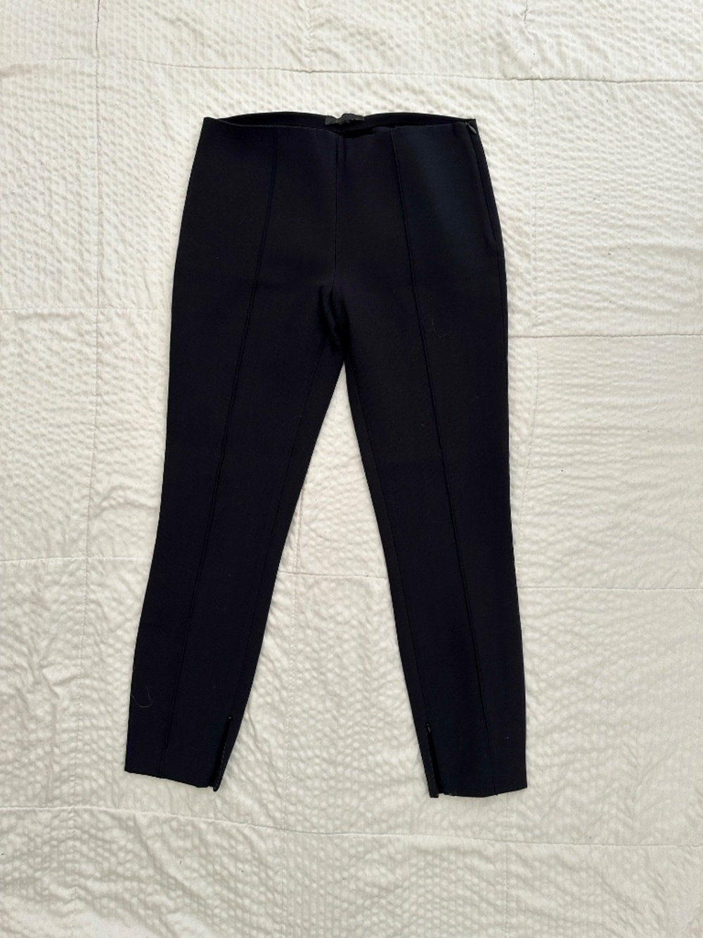THE ROW Chandra Black Scuba Pant Size 4 - Picture 2 of 8